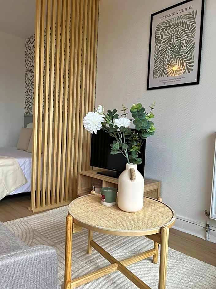 Charmant studio loggia Metro 3pers wifi