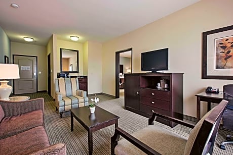 1 King Bed Deluxe Mobility Accessible Family Suite Non-Smoking