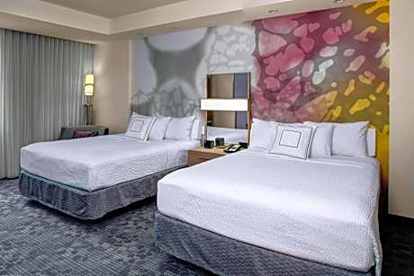 Two Queen Beds with Sofa Bed