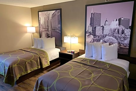 Double Room with Two Double Beds - Mobility Access/Non-Smoking