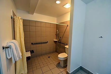 Accessible - 1 King, Mobility Accessible, Communication Assistance, Walk In Shower, Non-Smoking, Full Breakfast
