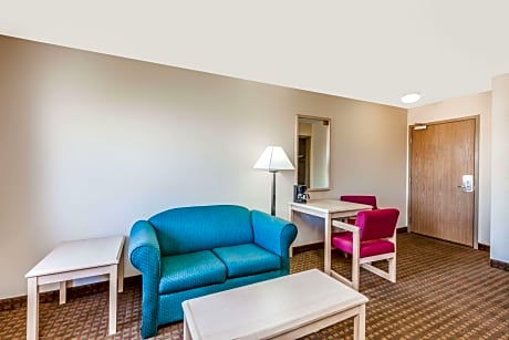 1 King Bed and 1 Double Bed Studio Suite Non-Smoking