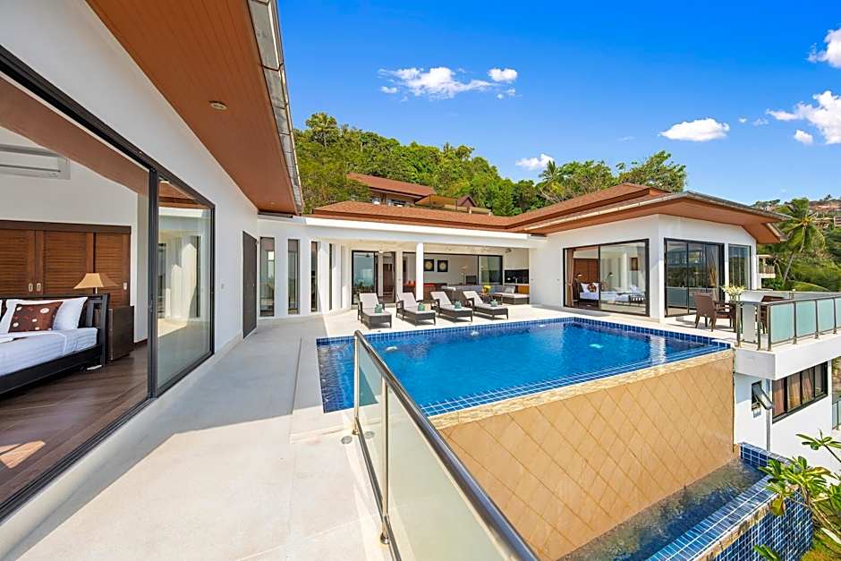 Sunny Banks - Modern Sea View 4 Bed Pool Villa