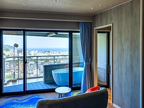 Premium Room with Open-Air Bath and Ocean View - Top Floor