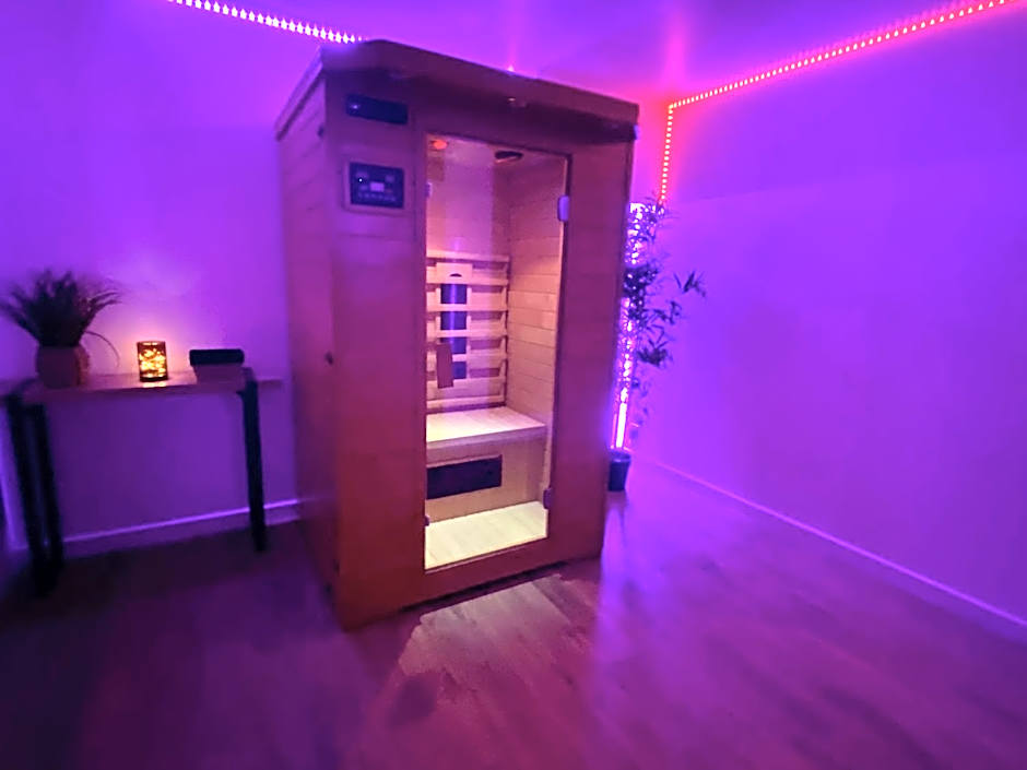 COSY & SPA Appartement Luxe JACUZZI SAUNA Suite Cristal