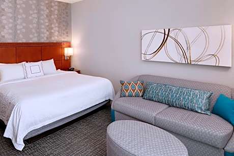 King Room with Sofa Bed and Roll-in Shower - Mobility and Hearing Accessible