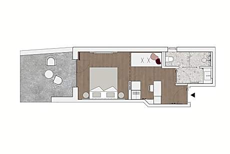 Double Room with Balcony (3 Adults)