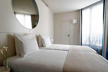 Family Room with Four Bedrooms