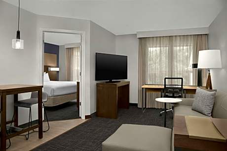 One-Bedroom Junior King Suite with Sofa Bed - Mobility/Hearing Accessible with Roll-In Shower
