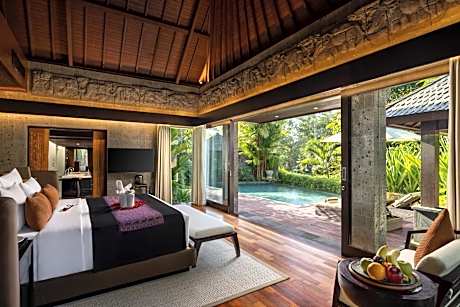 One Bedroom Riverside Pool Villa with FREE 1x Floating Breakfast, FREE Daily Ubud Shuttle Service, FREE Professional Photo Session, FREE Daily Mini-bar Enjoyment, FREE Curated Daily Activities, FREE 1x Afternoon Tea