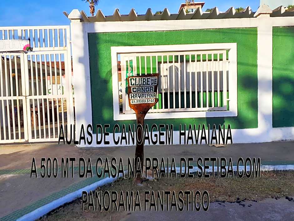 Casa na praia de Setiba com panorama fantástico