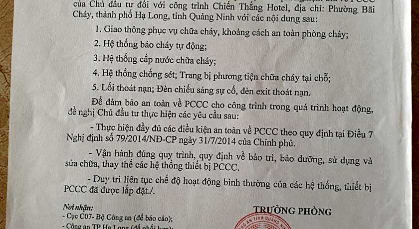 Chien Thang Victory Hotel – Halong