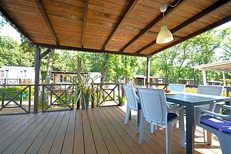 West Coast Mobilhome with XXL Terrace in Naturist Resort Solaris FKK