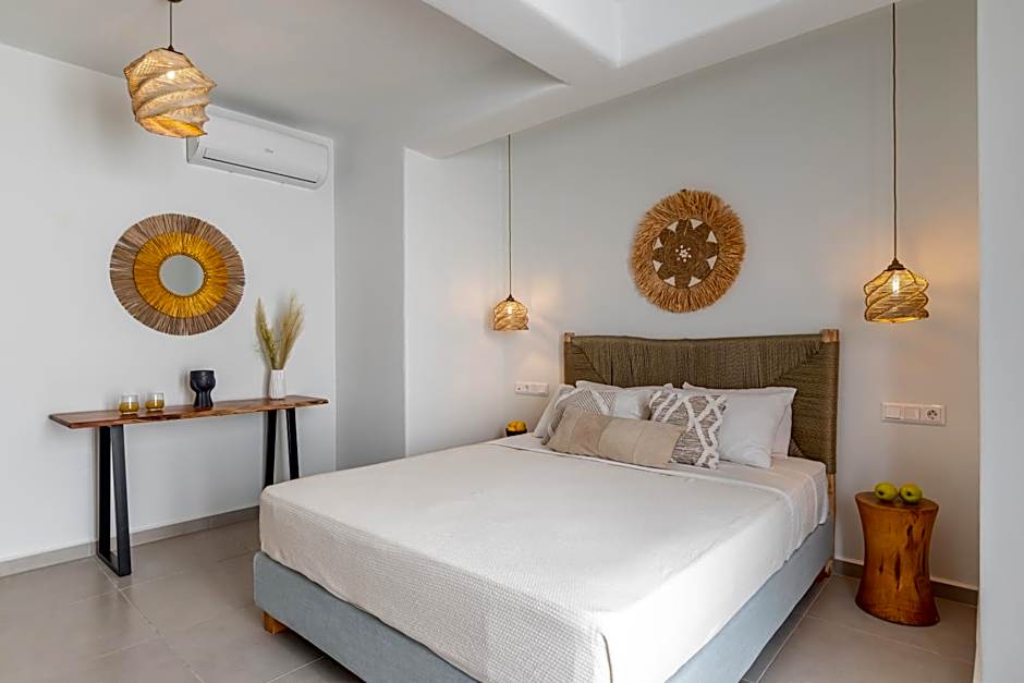 Lemonia Suites with outdoor BBQ area