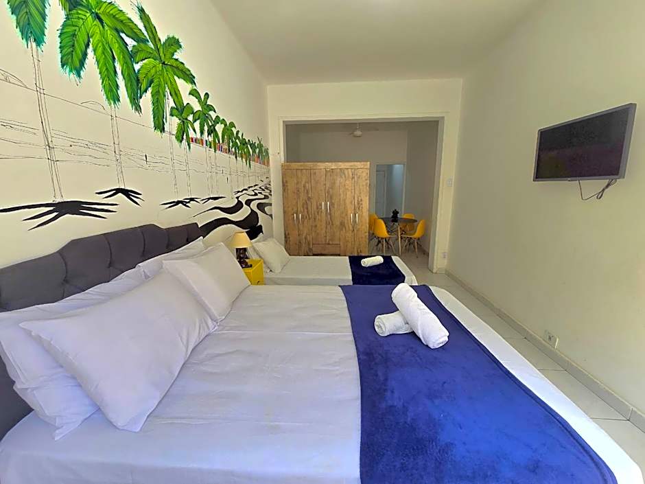 Qto e Sala, Smart TV, Wi-Fi, Ar-Cond, Praia de Copacabana