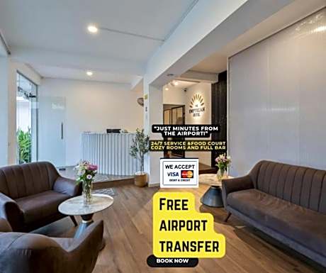 The Empyrean Airport Transit Hotel- 5 Mins from the Airport, Free Airport Pick or Drop, 24 Hr Check-in