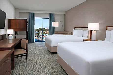 Guest room, 2 Queen, Waterpark view