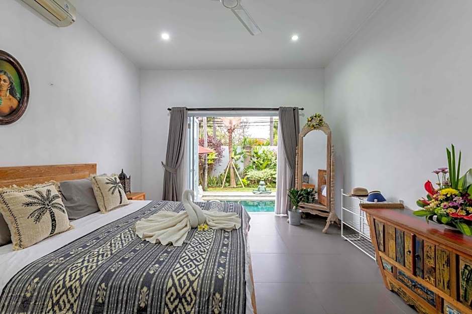 Villa Rosa - Spacious Oasis with Private Pool, close to Beach & Dining