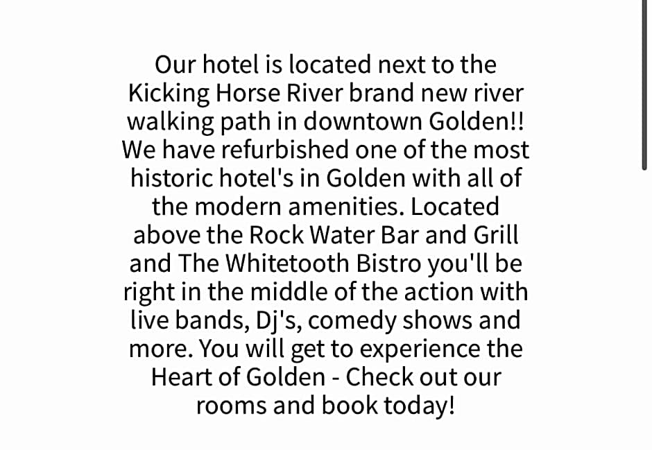 The Cache Hotel and Lodgings