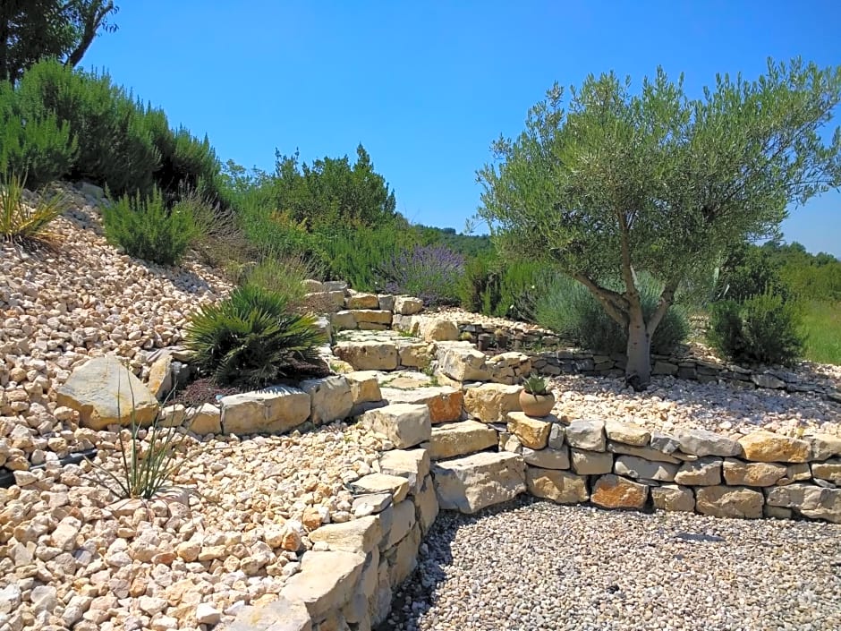 Les agaves piscine panoramique vue exceptionnelle