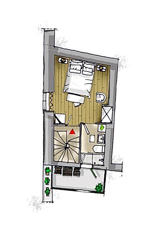 Small Double Room with Balcony - Plinarska Street 75