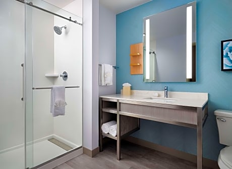 1 King Mobility Accessible W/Roll In Shower