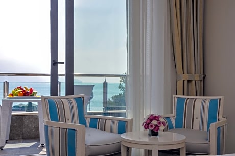 Double single use sea view with balcony