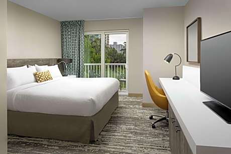 1 King Bed