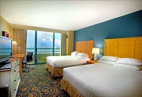 Queen Suite with Two Queen Beds - Ocean View