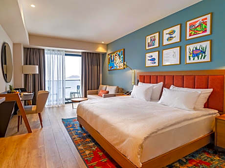 Deluxe roof room with seaview