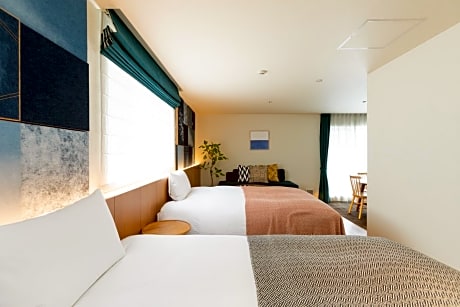 Twin Balcony Room with Tatami Area