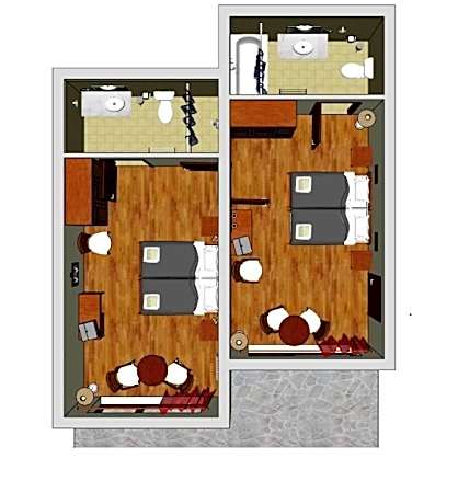 Two-Bedroom Family Apartment