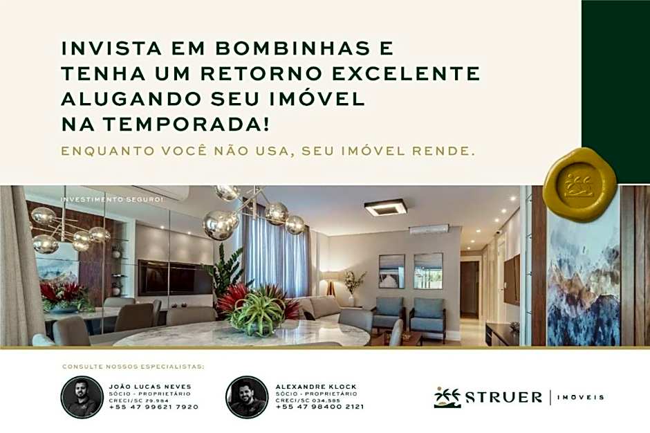 AION suítes 102 - Compacto e luxuoso Loft - Rooftop com piscina e academia - À poucos passos da praia