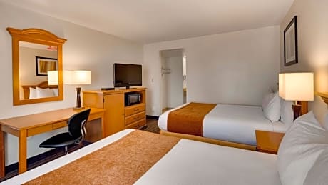 suite-2 queen beds - non-smoking, high speed internet access, sofabed, microwave and refrigerator, hairdryer, continental breakfast