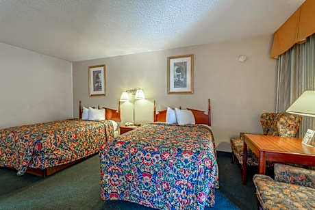 2 Full Beds & 1 Queen Bed