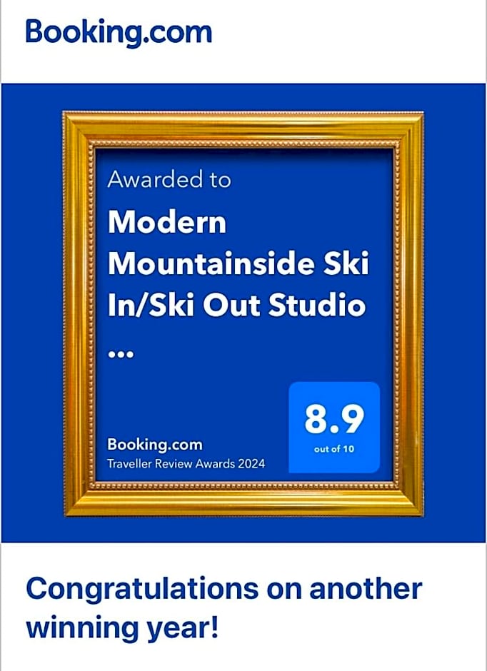 Modern Mountainside Ski In/Ski Out Studio at Blue