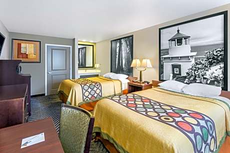 Double Room with Two Double Beds and Mobility/Hearing Access - Non-Smoking