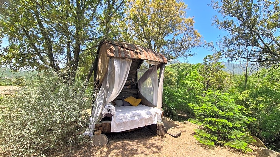 La roulotte au coeur du maquis