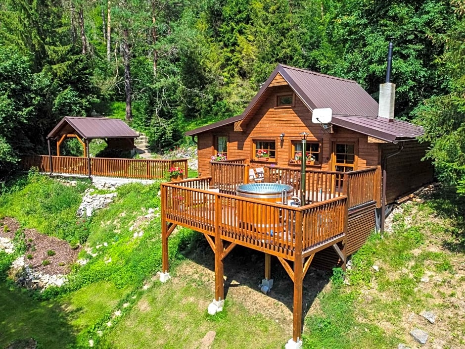 SOVIA WELLNESS CHATA s jacuzzi kaďou a saunou, Čingov