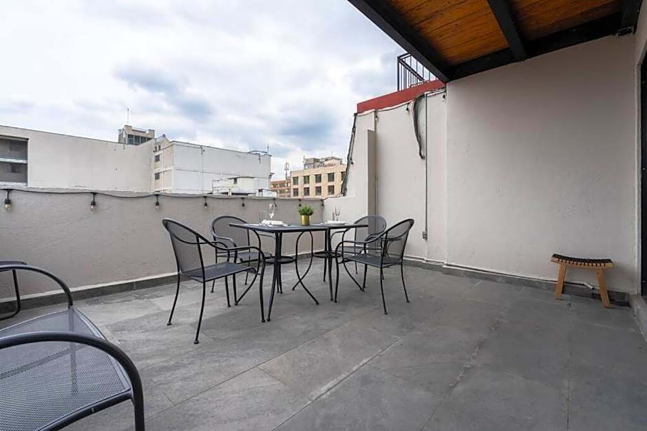 507 Private Terrace 3Bdroom 2Bath AC dwntn CDMX