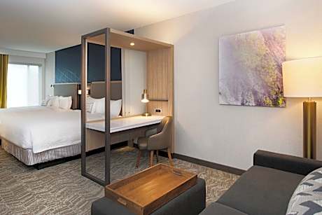 Suite, Multiple Beds (Hearing Accessible) (2 Queen Beds and 1 Double Sofa Bed)