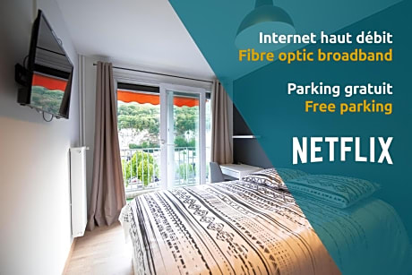 Les chambres du Vercors - Parking Free Fibre Netflix