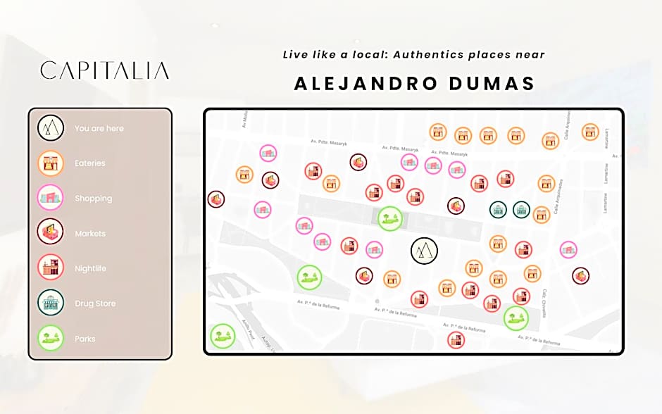 Capitalia - Luxury Apartments - Polanco - Alejandro Dumas