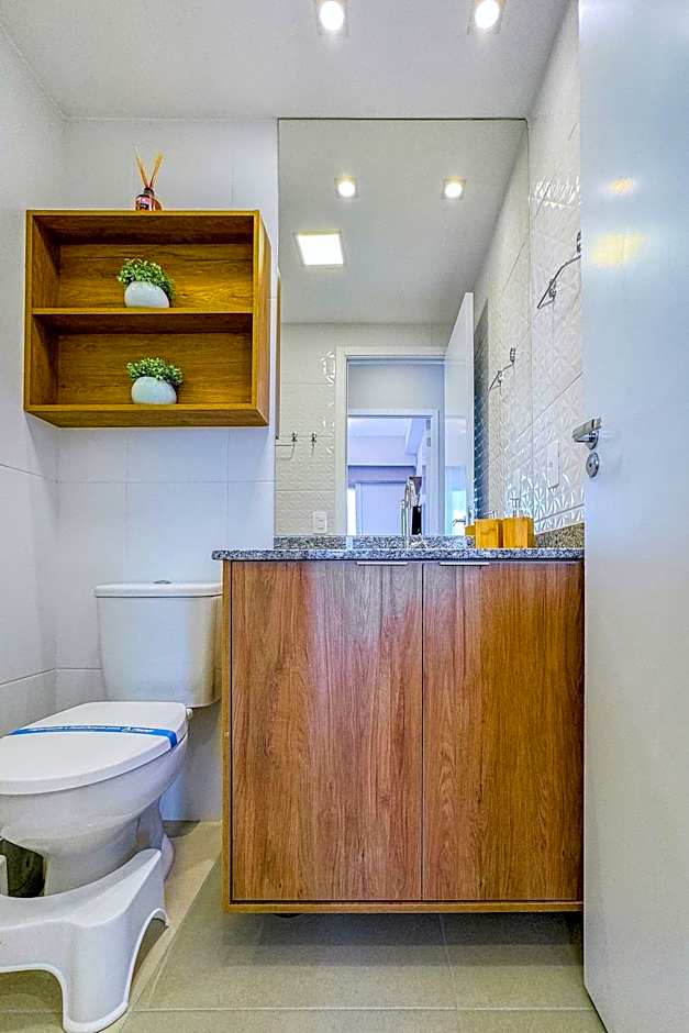 APTO 902 luxuoso | Piscina, A/C e Wi-fi 500 mb