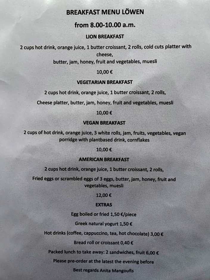 Gasthaus zum Löwen - Restaurant Akropolis