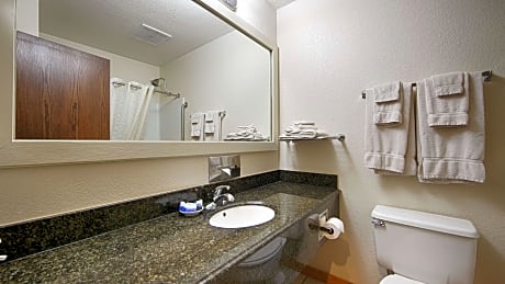 Suite-1 King Bed, Non-Smoking, Parking Lot View, High Speed Internet Access, Full Breakfast