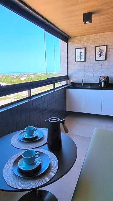 Cobertura Vista Mar Carapibus - Cariri Praia - Apartamento completo com 02 quartos