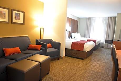 Large One Room Suite with Two Queen Beds and Sofa bed - Non Smoking