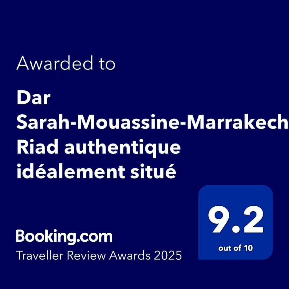 Dar Sarah-Mouassine-Marrakech, Riad authentique idéalement situé
