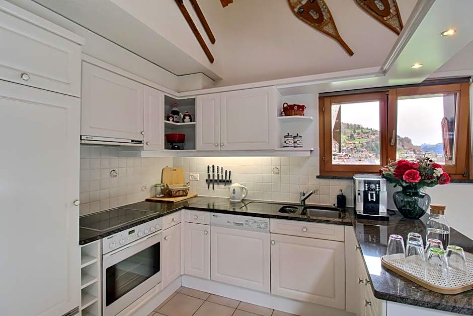 Mossettes 5, penthouse sunny terrasse and sauna